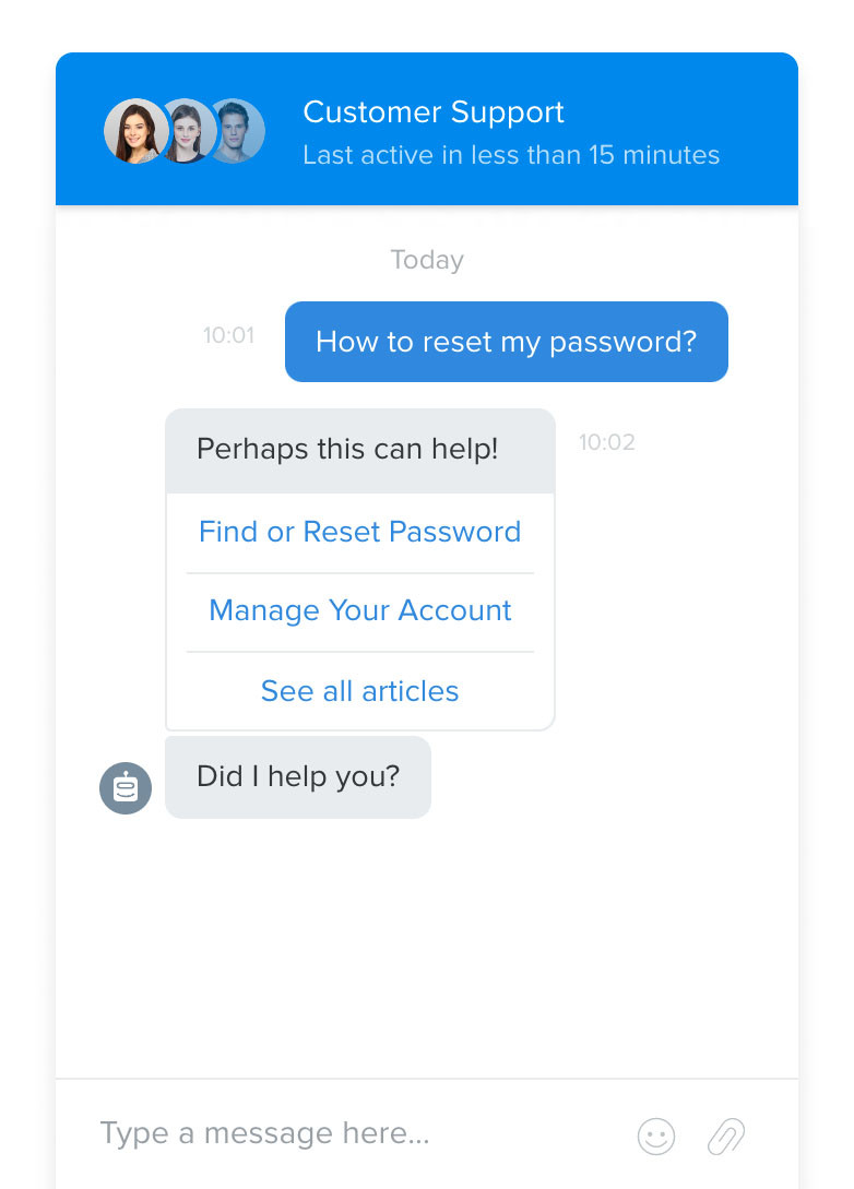 FAQ Bot for Automated Customer Support | Chaport